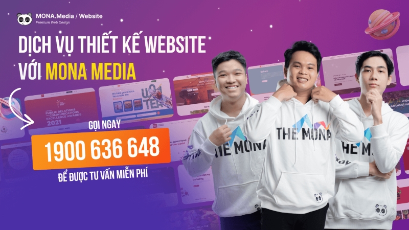 Dịch vụ thiết kế web chuẩn SEO Mona Media