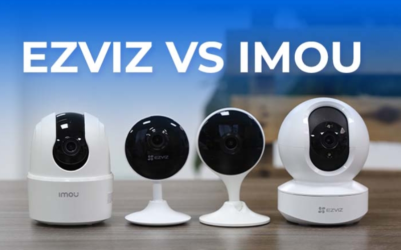 thiết kế của camera imou và ezviz